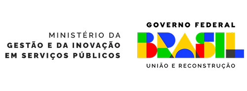 Logo Ministério da Gestão e Inovação em Serviços Públicos